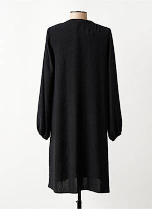 Rochie midi mâneci lungi mâneci lungi negru JULIE GUERLANDE femeie