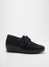 Încălțăminte de confort țesătură satinată toc de 4 la 6 cm negru BOISSY femeie