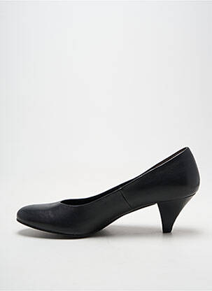 Pantofi cu toc țesătură satinată toc de 4 la 6 cm negru TAMARIS femeie
