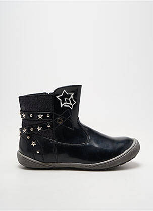 Botine/ghete vârf rotund vârf rotund negru KOUKI fată