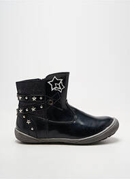 Botine/ghete vârf rotund vârf rotund negru KOUKI fată