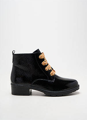 Botine/ghete toc mic toc plat până la 3 cm negru INEA femeie