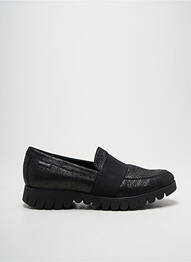 Mocasini țesătură satinată toc plat până la 3 cm negru MEPHISTO femeie