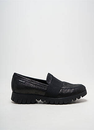 Mocasini țesătură satinată toc plat până la 3 cm negru MEPHISTO femeie