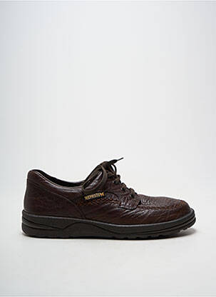 Adidași țesătură satinată vârf rotund maro MEPHISTO bărbat