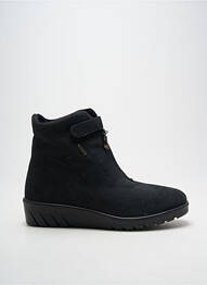 Botine/ghete vârf rotund toc de 4 la 6 cm negru ROMIKA femeie