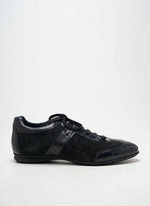 Adidași țesătură satinată vârf rotund negru SANTAFE bărbat