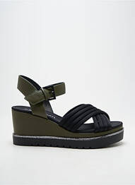 Sandale/pantofi decupați toc platformă toc de 7 la 9 cm verde SIXTY SEVEN femeie