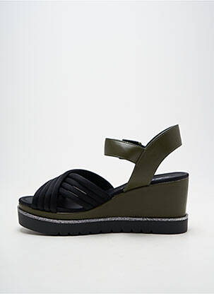 Sandale/pantofi decupați toc platformă toc de 7 la 9 cm verde SIXTY SEVEN femeie