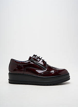 Derby-uri material neted toc de 4 la 6 cm violet DORKING femeie