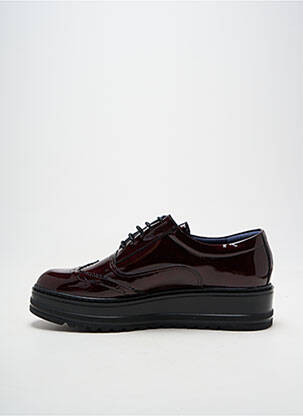 Derby-uri material neted toc de 4 la 6 cm violet DORKING femeie