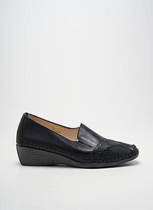 Mocasini arcadă plantară toc de 4 la 6 cm negru LUXAT femeie