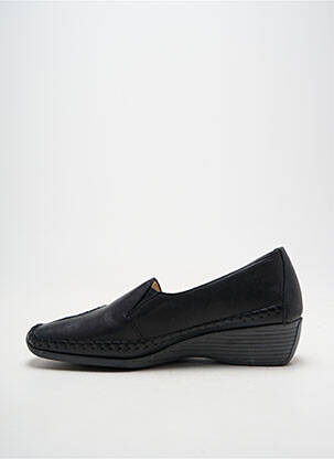 Mocasini arcadă plantară toc de 4 la 6 cm negru LUXAT femeie