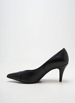 Pantofi cu toc țesătură satinată toc de 7 la 9 cm negru XAVIER DANAUD femeie