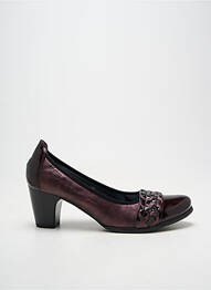 Pantofi cu toc toc pătrat toc de 7 la 9 cm violet J.METAYER femeie