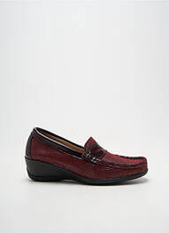 Mocasini țesătură satinată toc de 4 la 6 cm violet ORLAND femeie