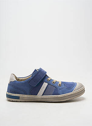 Adidași branț detașabil vârf rotund albastru KICKERS băiat