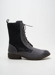 Botine/ghete toc mic toc plat până la 3 cm gri KICKERS femeie
