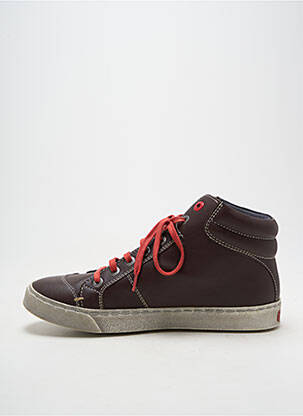 Adidași țesătură satinată vârf rotund maro KICKERS bărbat