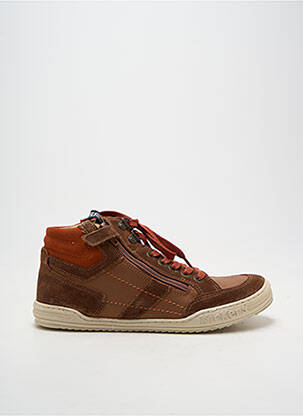 Adidași vârf rotund vârf rotund maro KICKERS băiat
