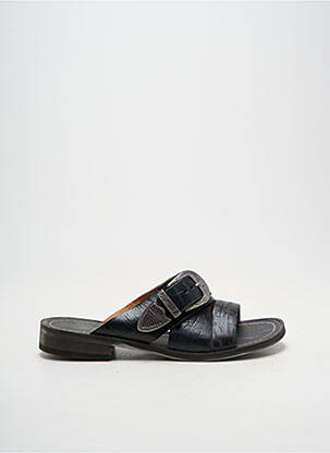 Mulete/saboți țesătură satinată toc plat până la 3 cm negru MINKA DESIGN femeie