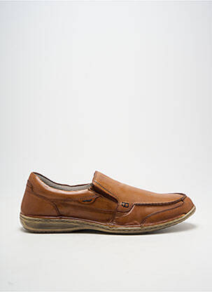 Slip-on-uri vârf rotund vârf rotund maro LONGO bărbat