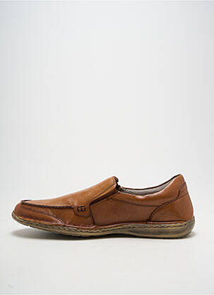 Slip-on-uri vârf rotund vârf rotund maro LONGO bărbat
