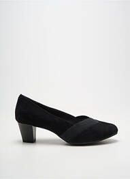 Pantofi cu toc toc pătrat toc de 4 la 6 cm negru JANA femeie
