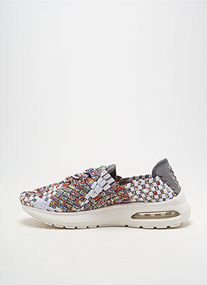 Adidași închidere elastică toc plat până la 3 cm alb ROCK SPRING femeie