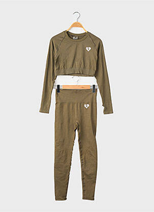 Set pantaloni mâneci lungi verde WOMENS BEST femeie