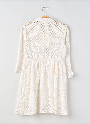 Rochie scurtă mâneci 3/4 mâneci 3/4 alb GRACE & MILA femeie