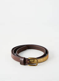 Curea efect material satinat maro LITTLE WINGS femeie