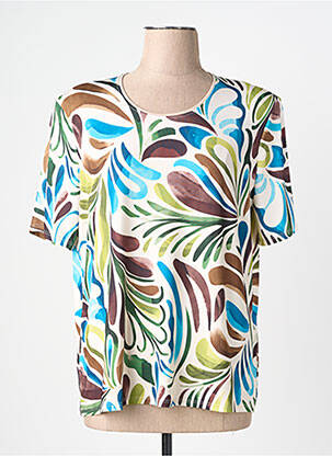 Tricou imprimeu fantezie mâneci scurte albastru GENUINE femeie