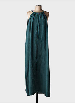 Rochie lungă fără mâneci fără mâneci verde GRACE & MILA femeie