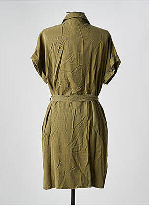 Rochie midi mâneci scurte mâneci scurte verde FREEMAN T.PORTER femeie