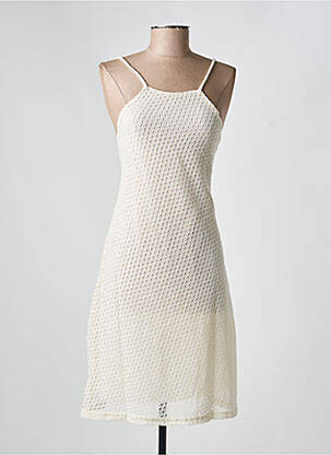 Rochie scurtă fără mâneci fără mâneci bej GRACE & MILA femeie
