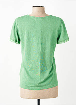 Top mâneci scurte mâneci scurte verde GRACE & MILA femeie