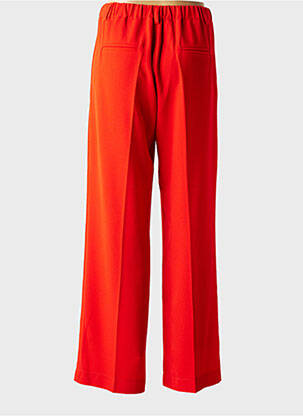 Pantalon drept talie elastică roșu PAKO LITTO femeie