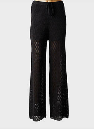 Pantalon slim talie elastică negru GRACE & MILA femeie