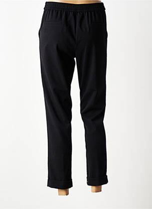 Pantalon 7/8 talie elastică negru QUATRE VINGT JOURS femeie