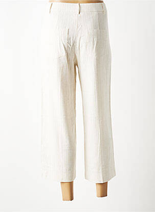Pantalon 7/8 talie elastică bej GRACE & MILA femeie