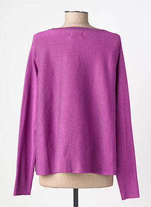 Pulover croială dreaptă mâneci lungi violet COMPAÑIA FANTASTICA femeie