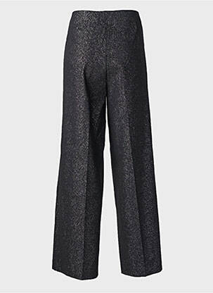 Pantalon larg închidere cu fermoar sub clapetă cu cârlig mărime normală negru SOAKED femeie