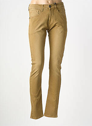 Pantalon slim elasticitate mărime normală verde FREEMAN T.PORTER femeie