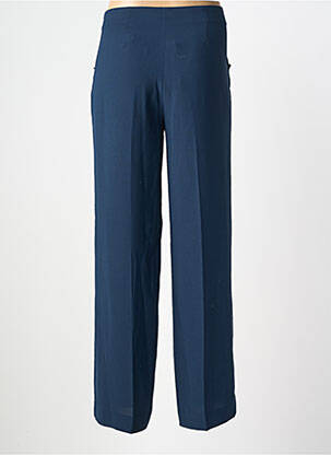Pantalon drept țesătură poplin albastru BEST MOUNTAIN femeie