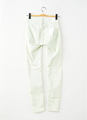 Pantalon slim țesătură poplin mărime normală verde TIFFOSI femeie
