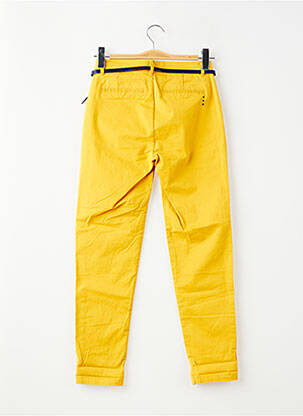Pantalon chino țesătură poplin mărime normală galben SCOTCH & SODA femeie