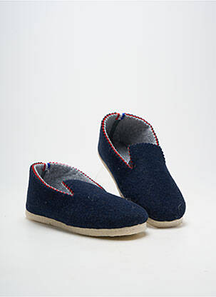 Papuci/pantofi de casă vârf rotund vârf rotund albastru PERRIN unisex