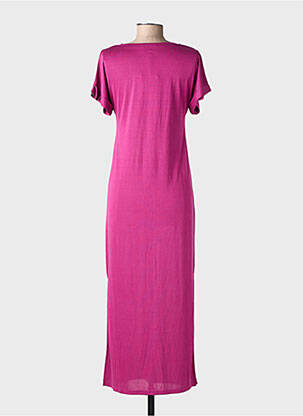 Rochie lungă mâneci scurte mâneci scurte violet GRACE & MILA femeie