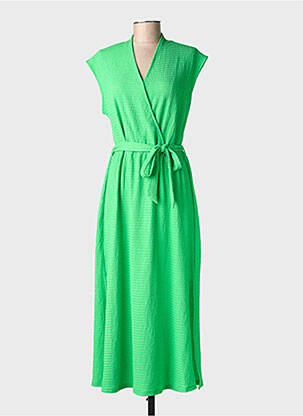 Rochie lungă fără mâneci fără mâneci verde GARCIA femeie